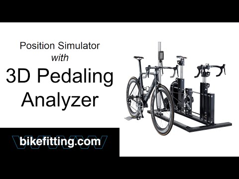 Positionssimulator mit 3D-Pedaling Analyzer